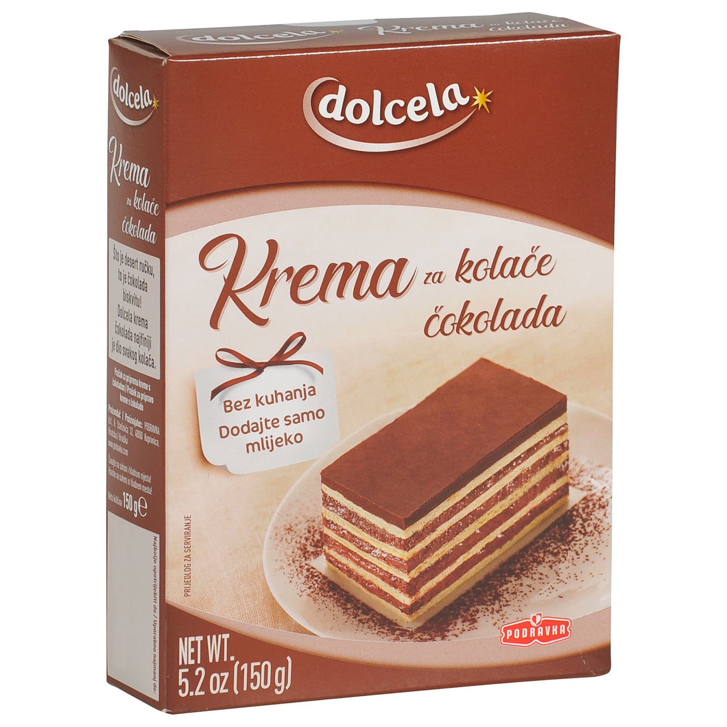 Dolcela Schokoladen-Creme für Kuchen (KREMA ZA KOLAČE ČOKOLADA)