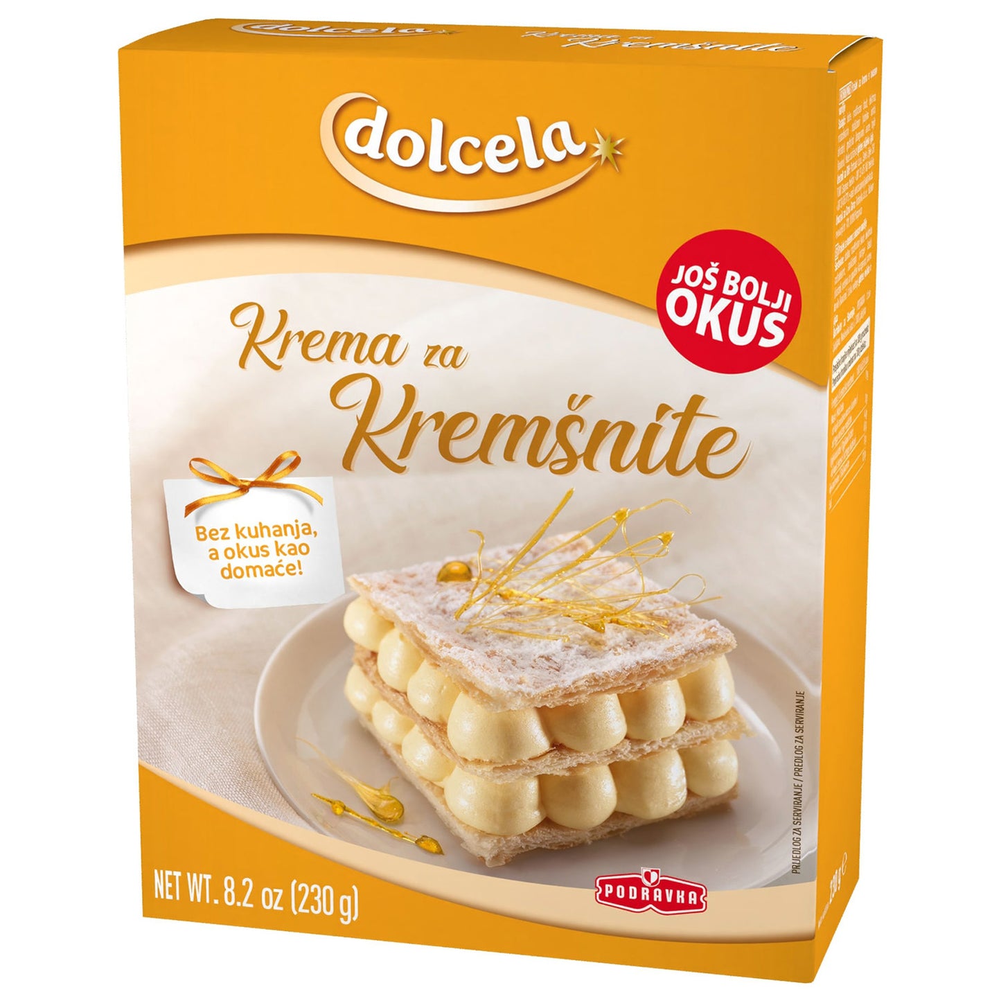 Sahnepulver mit Vanillegeschmack Dolcela (KREMA ZA KREMŠNITE)