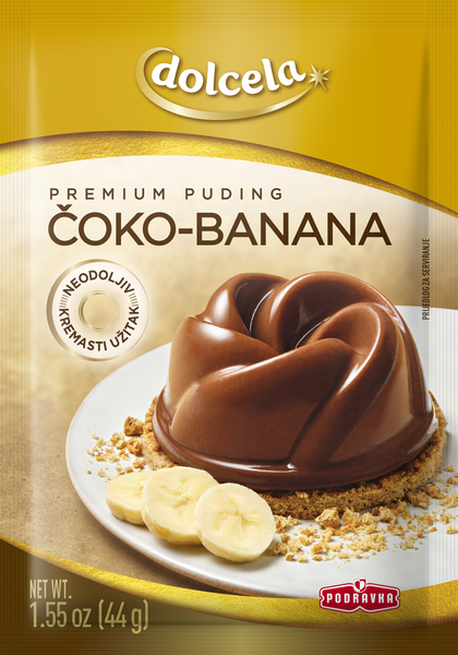 Dolcela Premium Schoko-Banane (ČOKO-BANANA PREMIUM PUDING)
