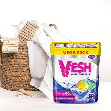 Vesh White Power Waschmittelkapseln für Wäsche VIOLETA