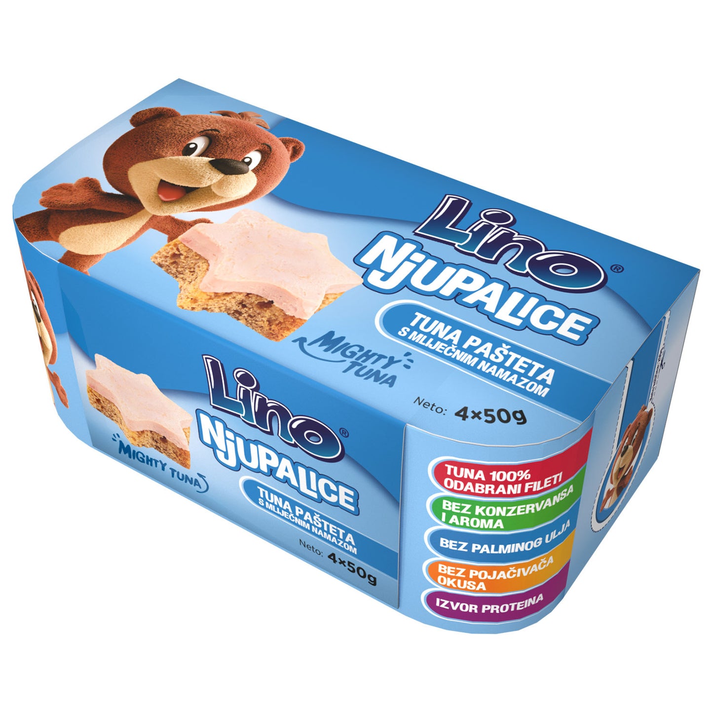 Lino Njupalice Thunfischpastete mit Milchaufstrich (TUNA S MLIJEČNIM NAMAZOM)