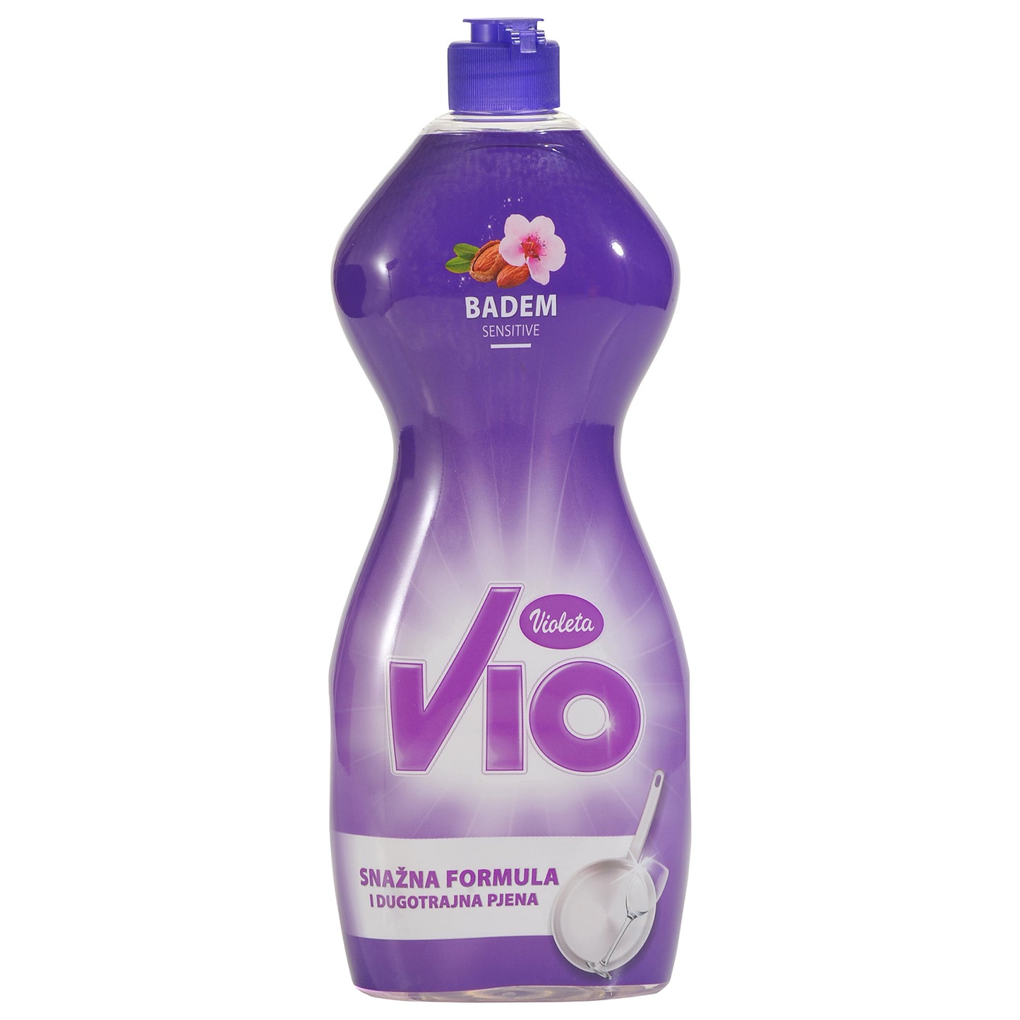 Violeta Vio Flüssiges Spülmittel mit Mandel 450 ml (BADEM)