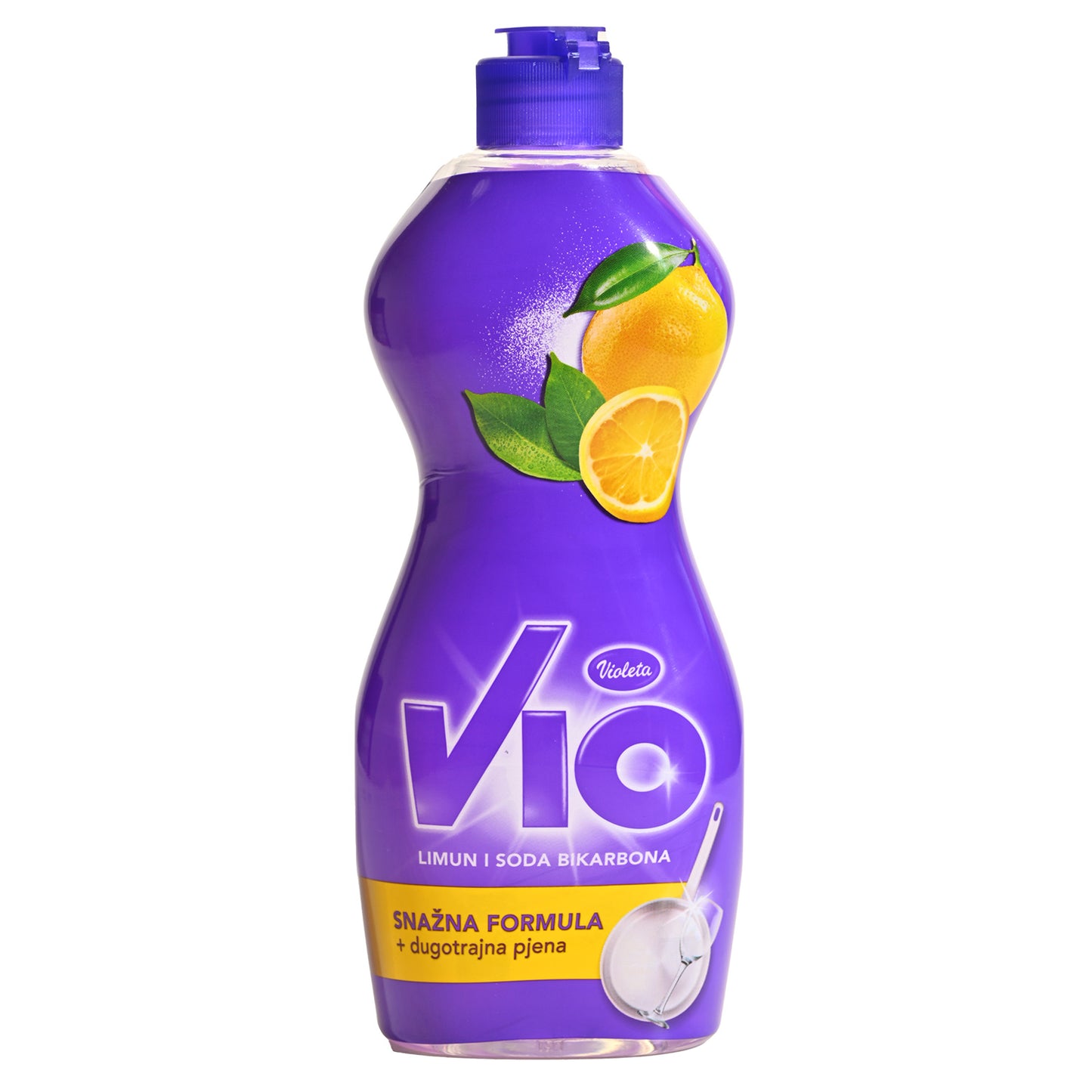 Flüssiges Spülmittel mit erfrischendem Zitronenduft und Zusatz von Natron 450ml LIMUN SODA