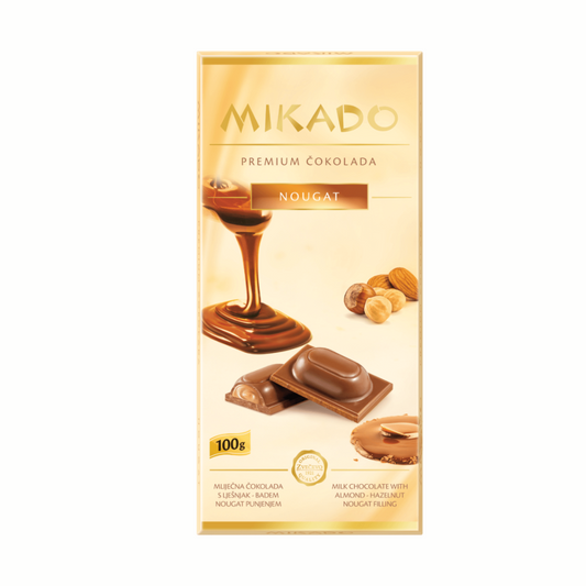Mikado Premium Schokolade mit Nougat Zvečevo (NUGAT)