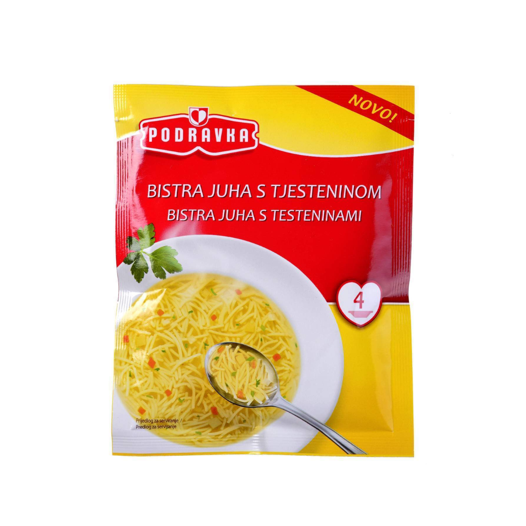 Podravka Klare Suppe mit Nudeln (BISTRA JUHA S TJESTENINOM)