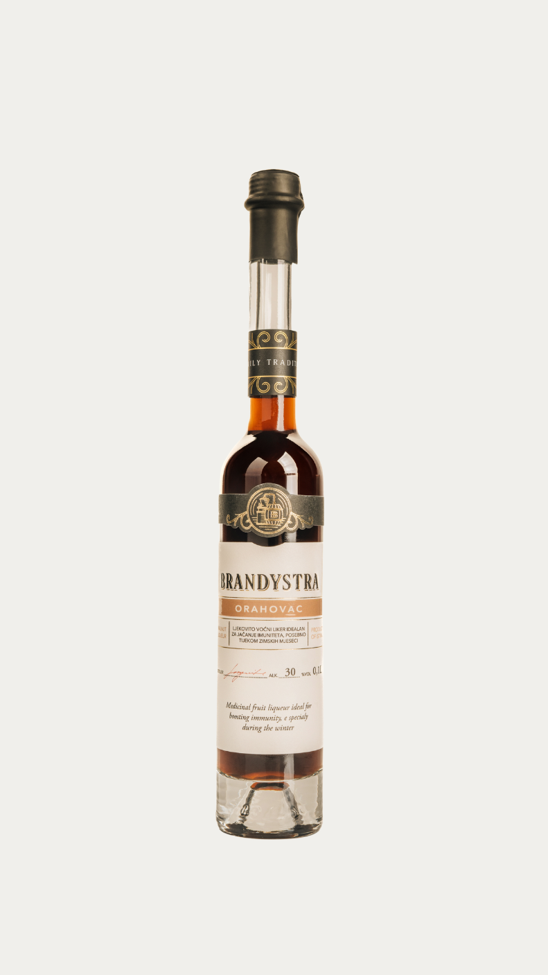 Brandystra Walnusslikör 0,1 l 30 % (ORAHOVAC)