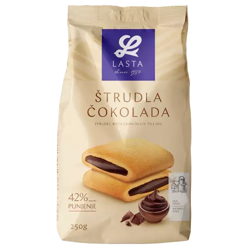 Strudel met chocoladelasta (ŠTRUDLA ČOKOLADA)