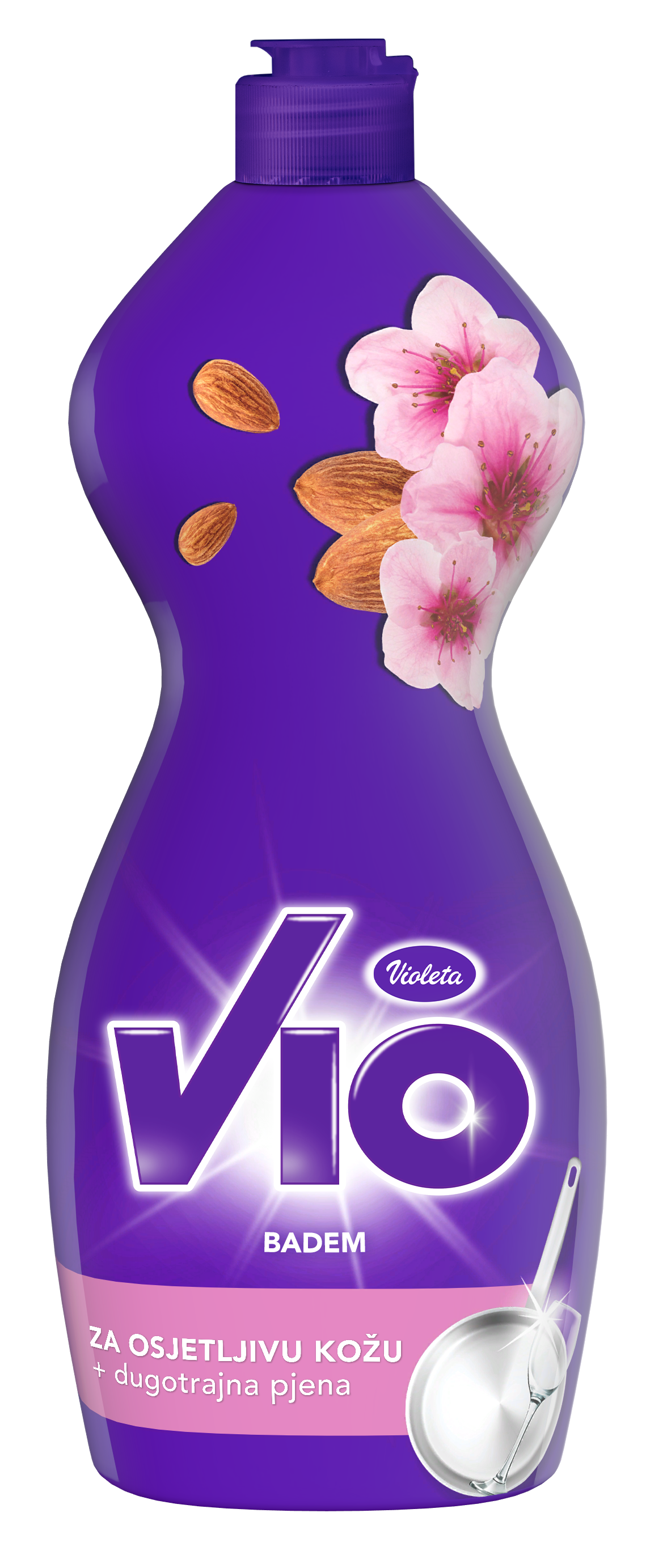Violeta Vio Liquide vaisselle à l'amande 450 ml (BADEM)