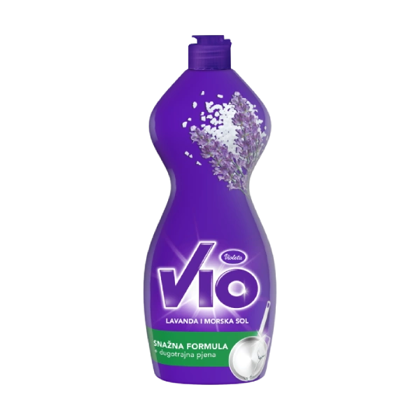 Violeta Vio Flüssiges Spülmittel mit Lavendelduft und Meersalz (LAVANDA I MORSKA SOL)