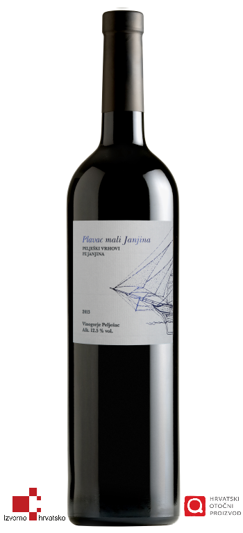 Pelješki vrhovi - plavac mali Janjina wein