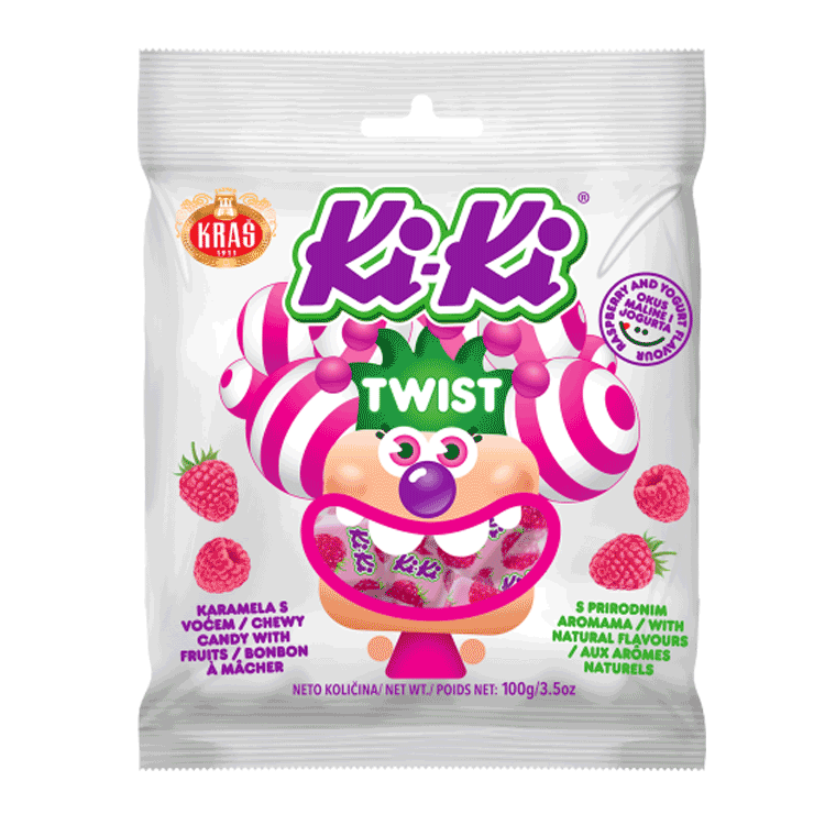 Ki-Ki Fruchtkaramellen Bonbons Kraš (BOMBONI VOĆNI)