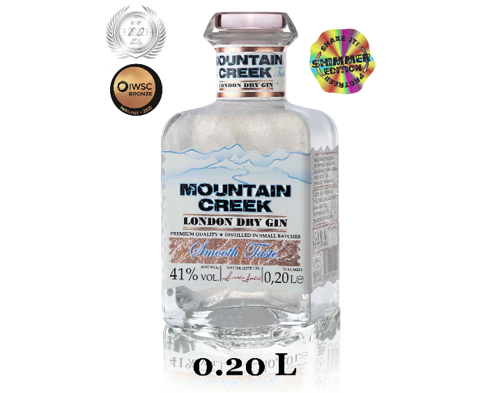 Mountain Creek London dry gin SHIMMER