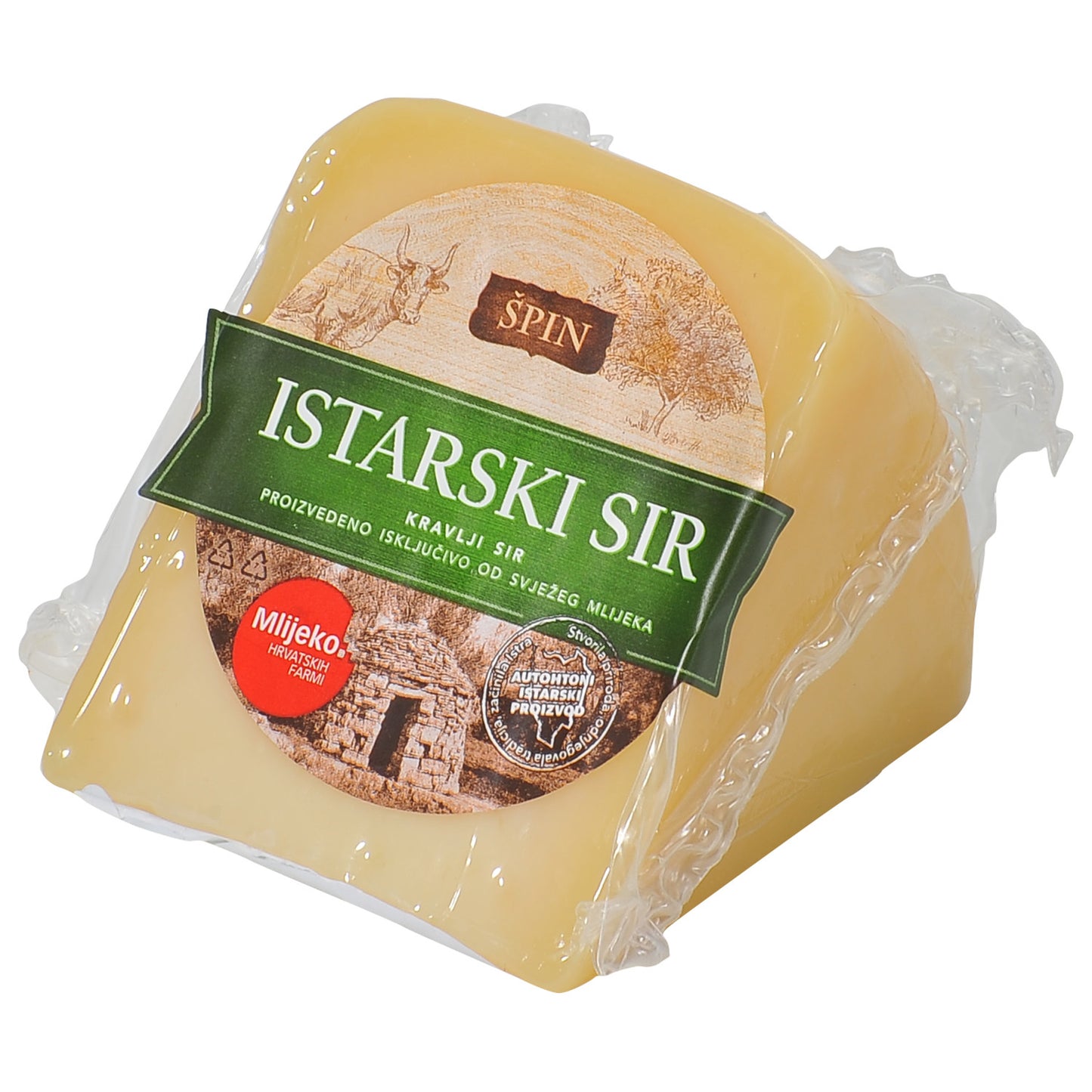 Špin Istrischer Hartkäse, vollfett aus Kuhmilch 230 g