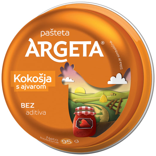 Argeta Hühnerpastete mit Ajvar (KOKOŠJA S AJVAROM)