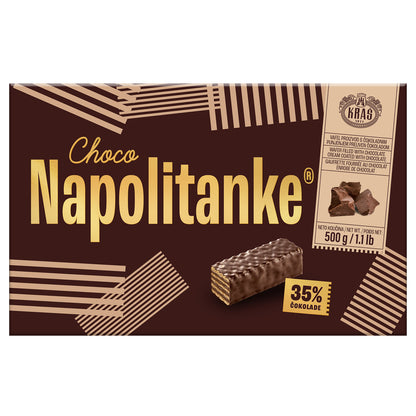 Waffeln mit Schokolade Kraš (ČOKOLADNE NAPOLITANKE)