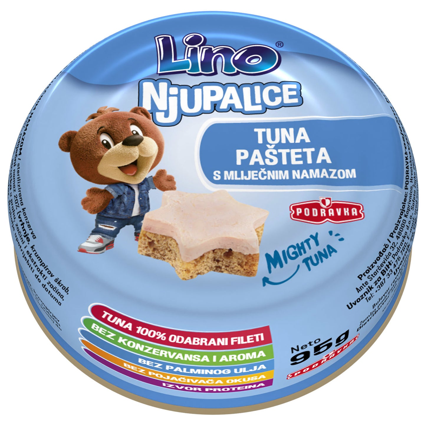 Lino Njupalice Thunfischpastete mit Milchaufstrich (TUNA S MLIJEČNIM NAMAZOM)