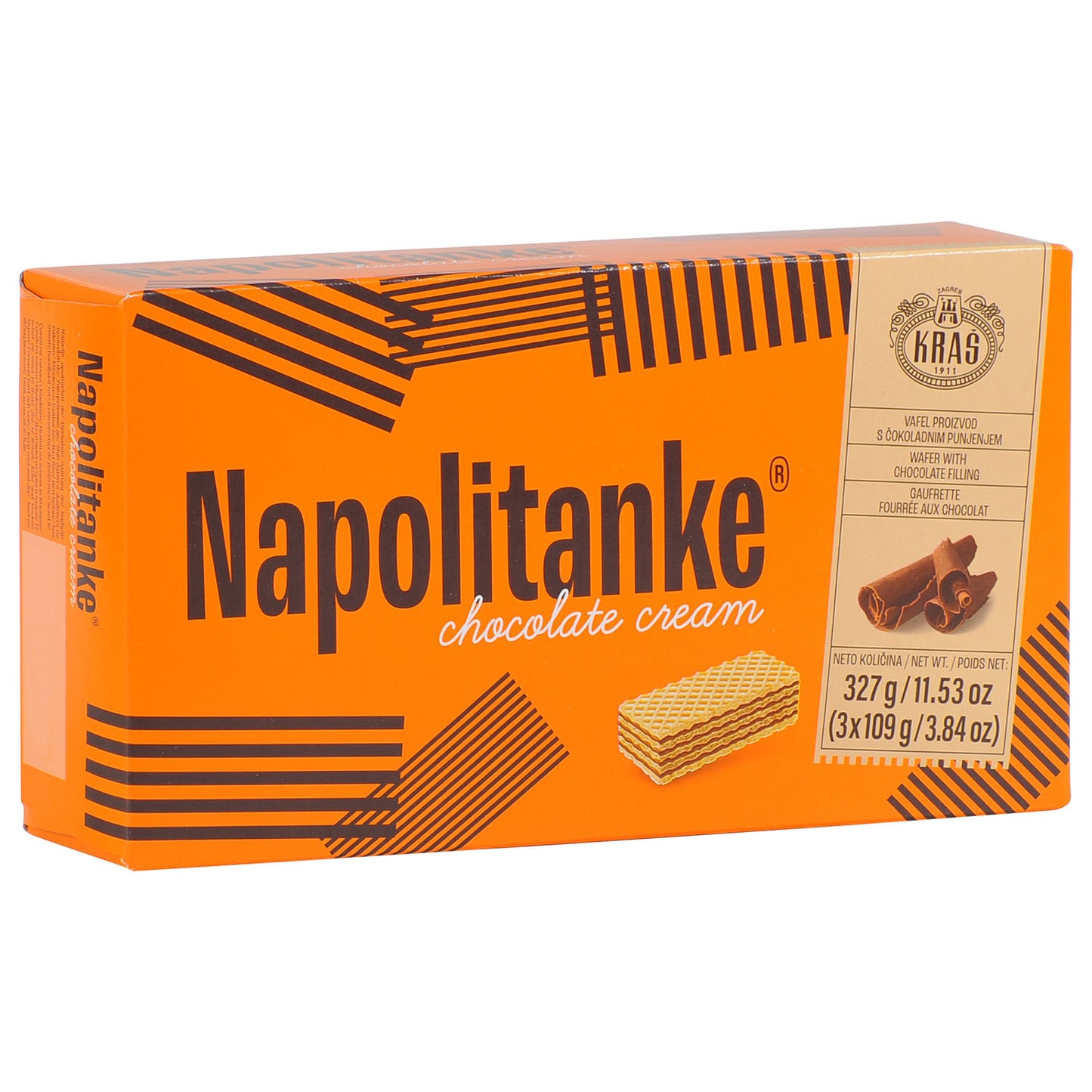 Waffeln mit Schokolade Kraš (NAPOLITANKE ČOKOLADNO PUNJENJE)