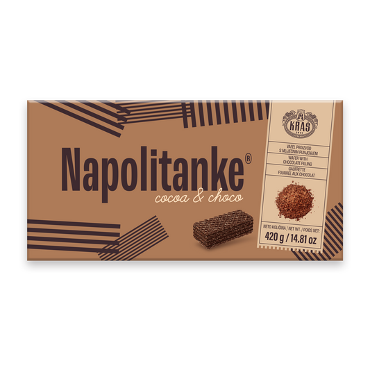 Waffeln mit Kakao & Schokolade Kraš (NAPOLITANKE COCOA&CHOCO)