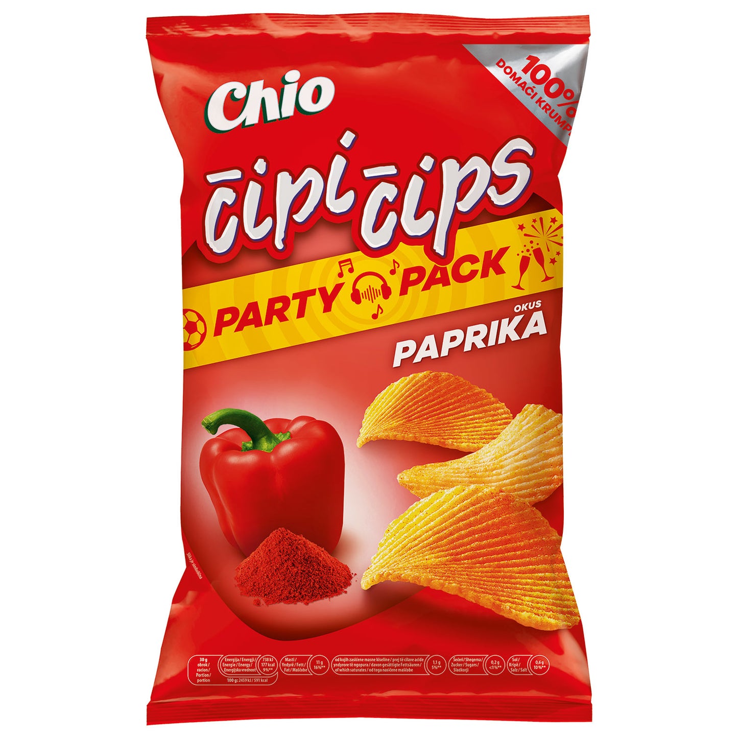 Čipi čips peper Chio (REBRASTI PAPRIKA)