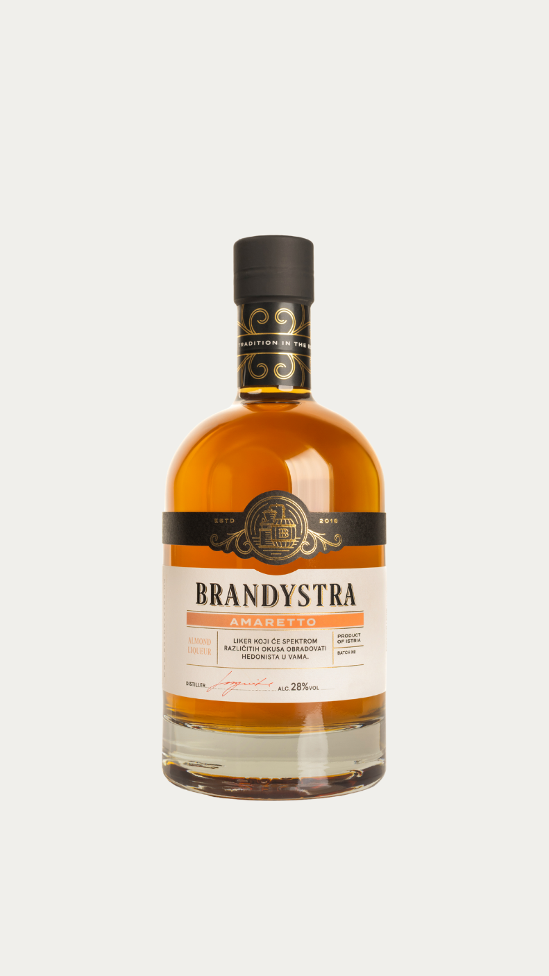Brandystra Amaretto Mandellikör 0,5 l 28 % (AMARETTO)