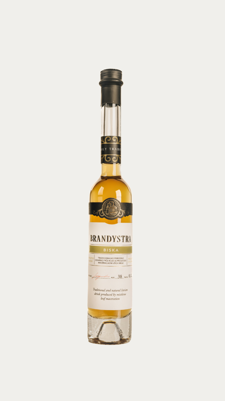 Brandystra Biska Mistelschnaps 0,1 l 38 % (BISKA)