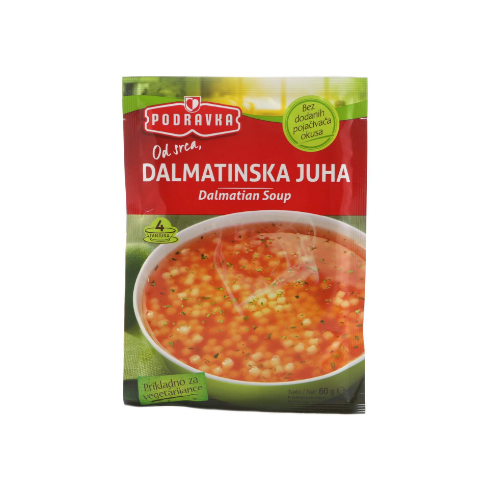 Dalmatinische Suppe Podravka (DALMATINSKA JUHA)