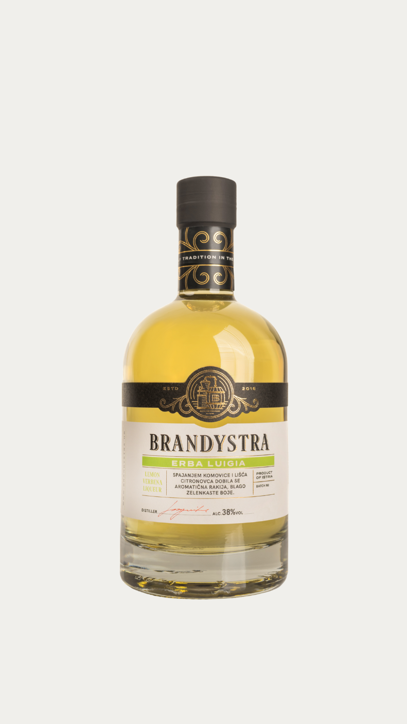 Brandystra Zitronenverbene-Likör 0,7 l 38 % (ERBA LUIGIA)