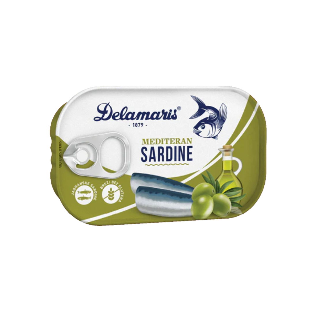 Sardines Mediteran Delamaris (MEDITERAANSE SARDINE) 
