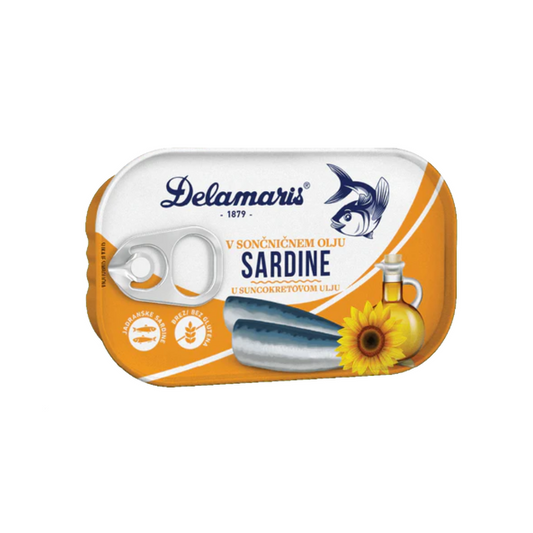 Sardines in zonnebloemolie Delamaris (SARDINE U SUNCOKRETOVAM ULJU) 