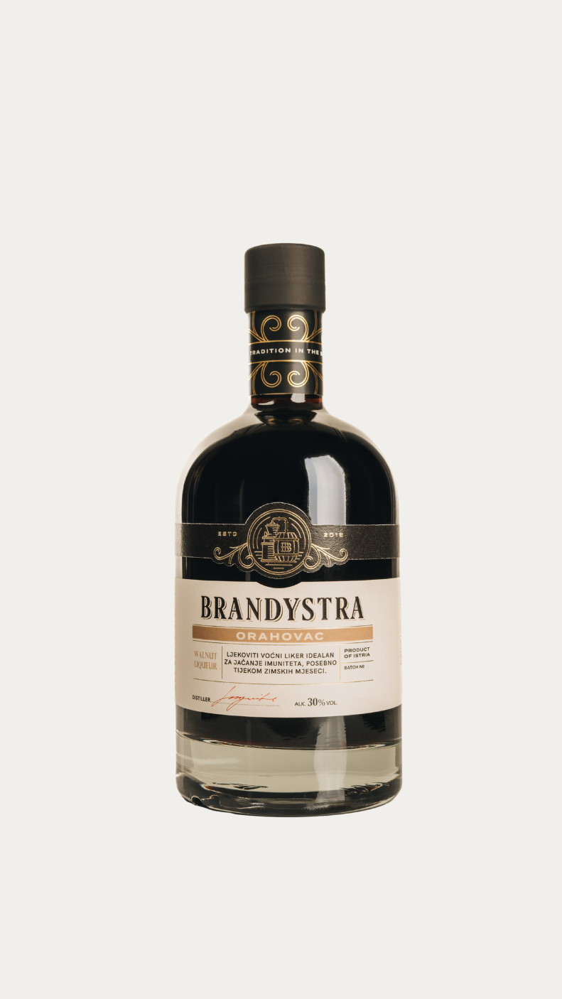 Brandystra Walnusslikör 0,5 l 30 % (ORAHOVAC)