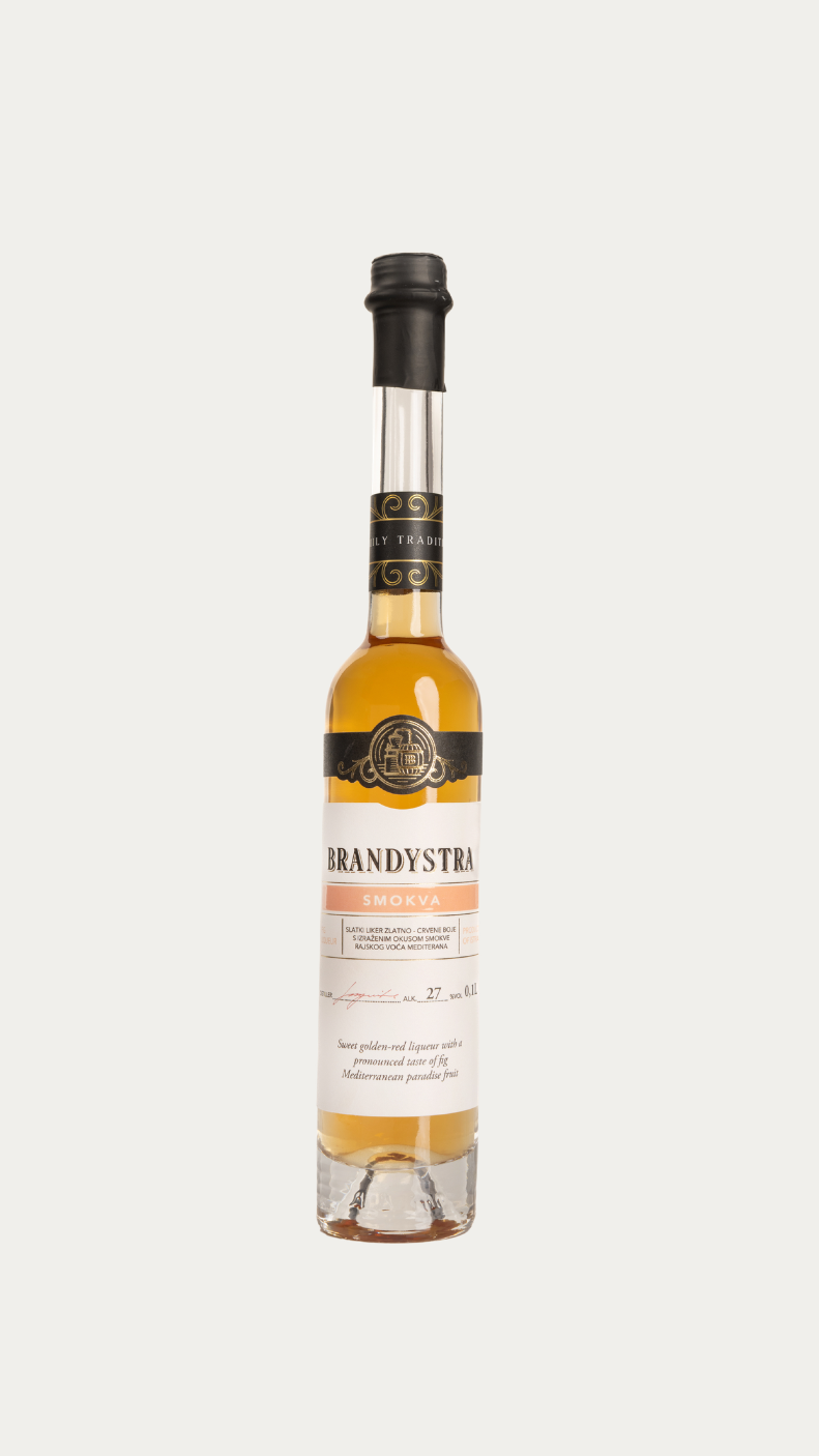 Brandystra Feigenlikör 0,1 l 27 % (SMOKVA)