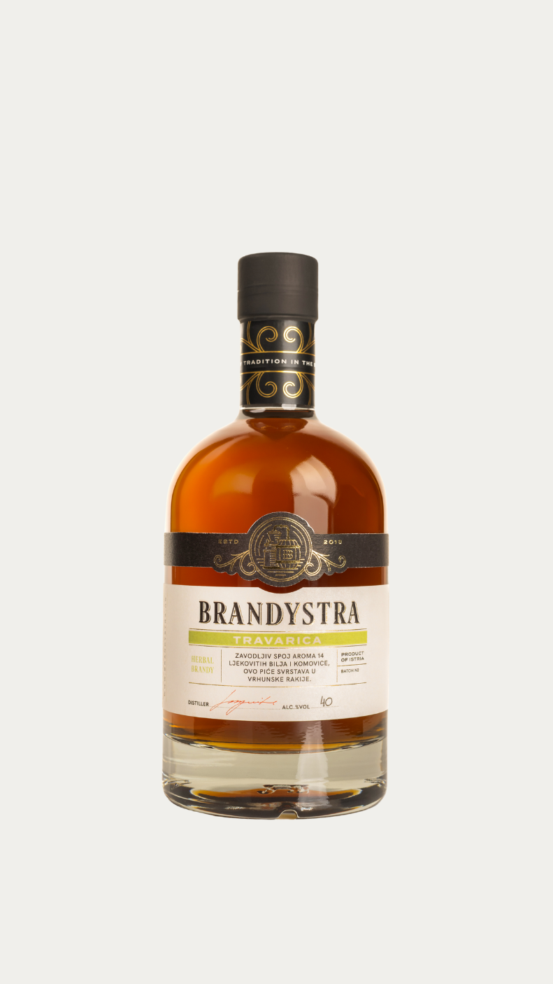Brandystra Travarica Kräuterschnaps 0,7 l 40 % (TRAVARICA)