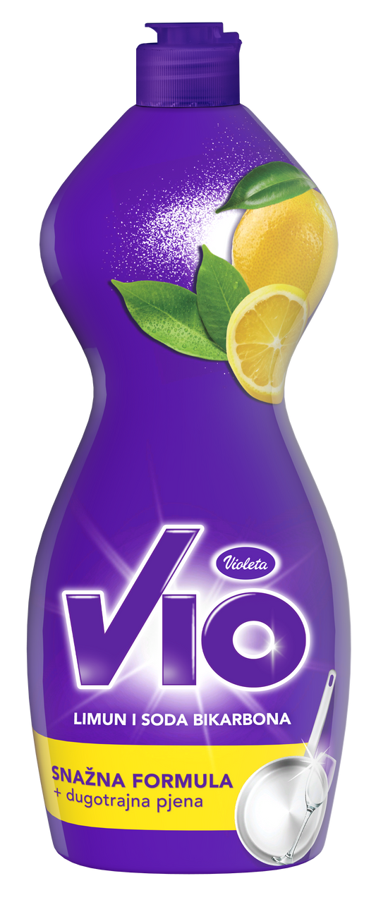 Violeta Vio Flüssiges Spülmittel mit Zitrone und Natron