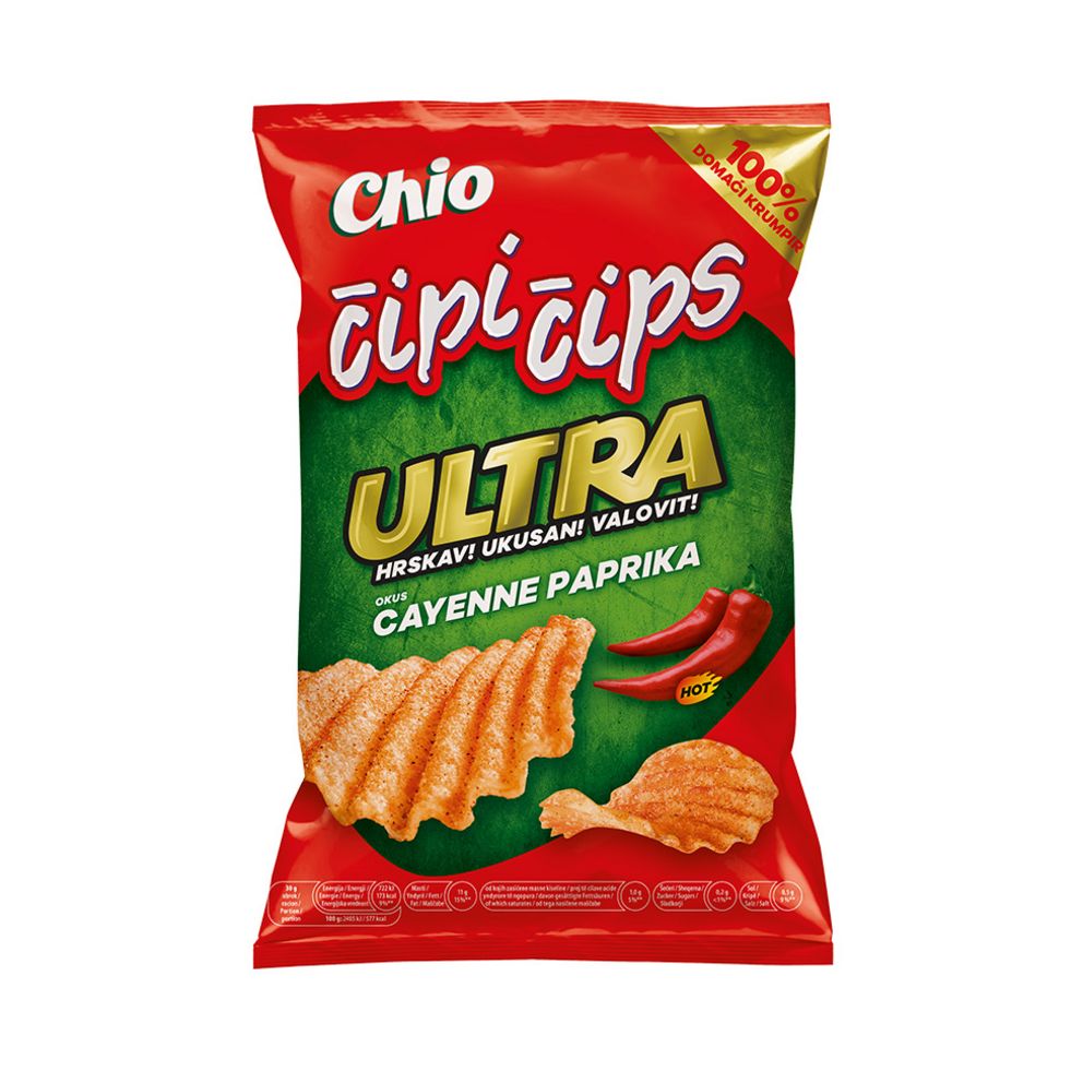 Čipi čips ULTRA peper Chio (CAYENNE PAPRIKA)