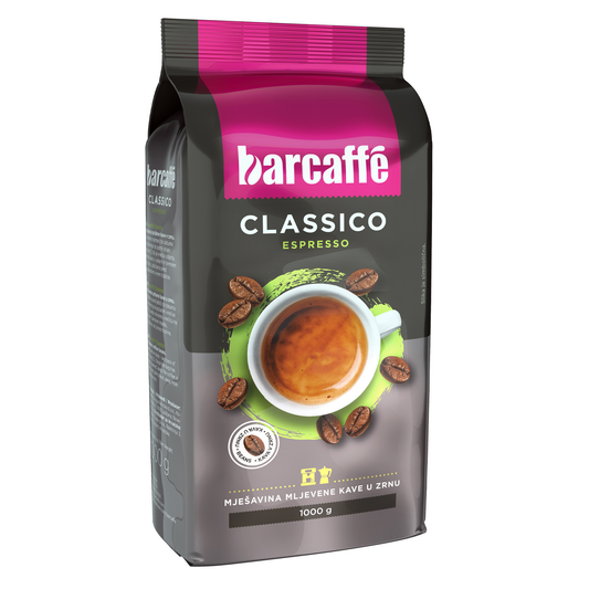 Barcaffe Classico Espresso ungemahlen 1kg (NEMLJEVENA KAVA)