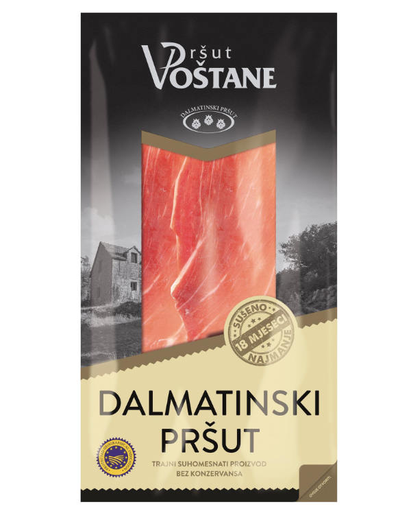 Pršut Voštane Dalmatinski pršut narezak 80 g