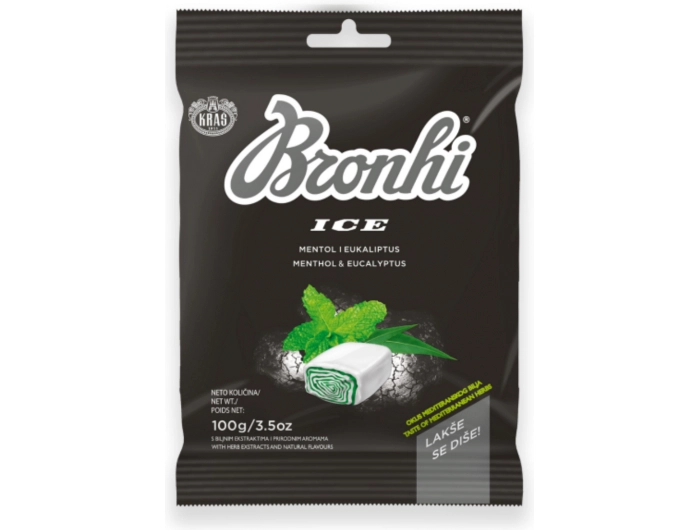 Bronhi Ice Menthol & Eucalyptus Bonbons Kraš