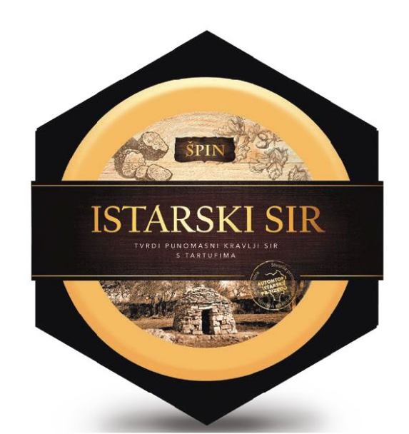 Špin Istarski sir - Trüffel - Hartkäse (SIR SA TARTUFIMA)