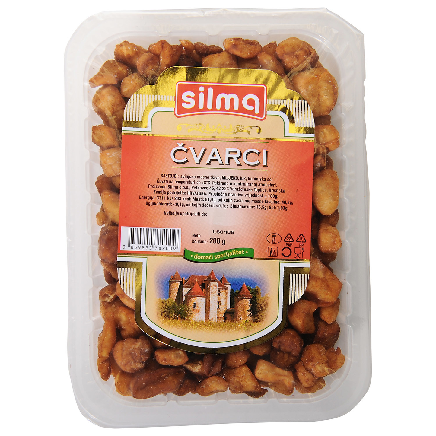 SILMA Čvarci 200g