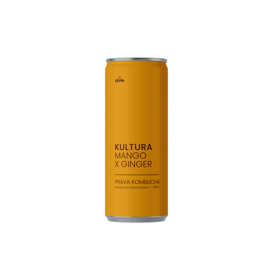Kombucha mango i đumbir 0,33l