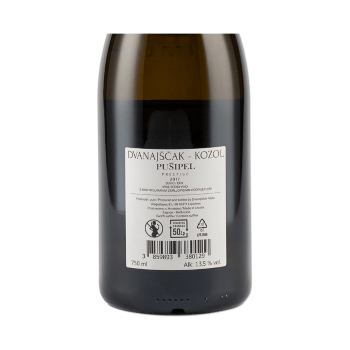 Dvanajščak - Pušipel Prestige 0,75 l