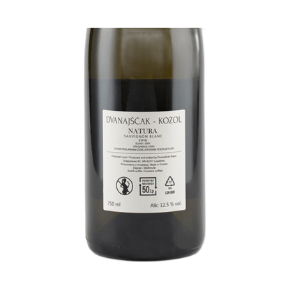 Dvanajščak - Natura Sauvignon Mohokos 0,75 l