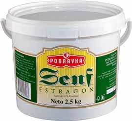 Senf Estragon Podravka, 2,5kg