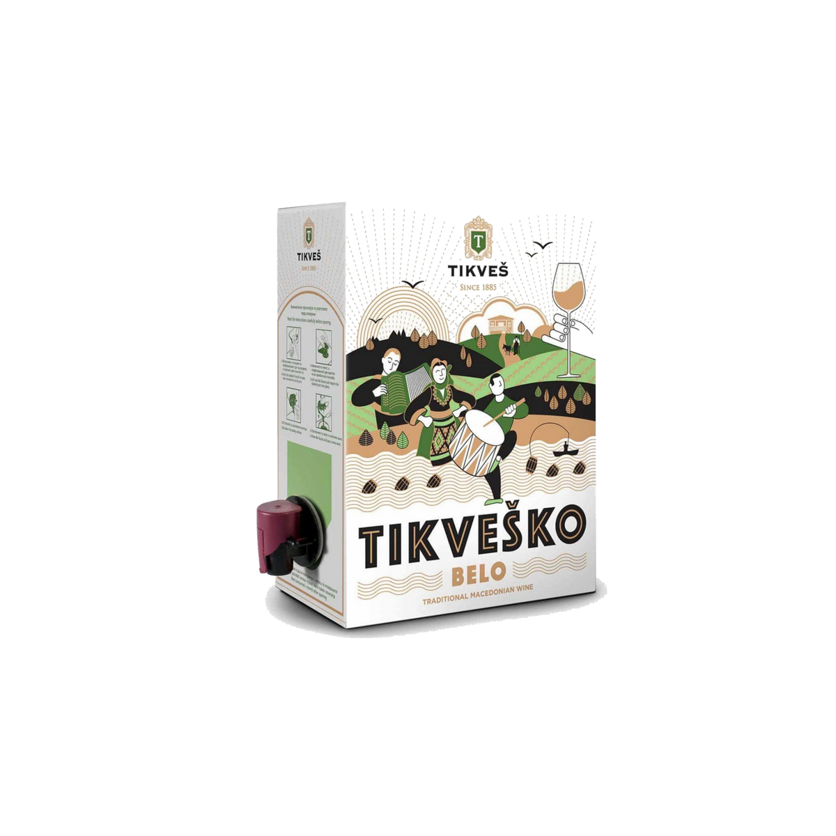 TIKVEŠ TIKVEŠKO BIJELO 3l BiB