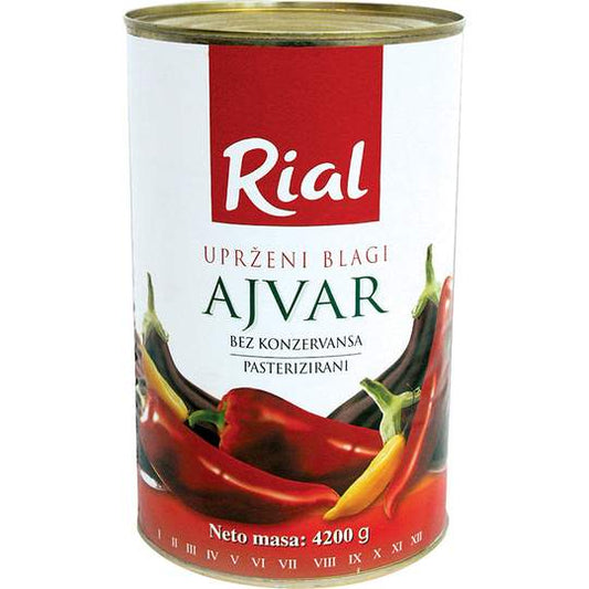 Ajvar mild Rial, 4,2kg (BLAGI)