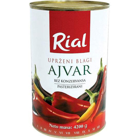 Ajvar milde Rial, 4,2 kg (BLAGI)