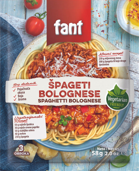 Mischung für Spaghetti Bolognese Fant (ŠPAGETI BOLOGNESE)