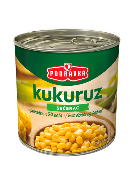 Zuckermais Podravka (KUKURUZ ŠEĆERAC)