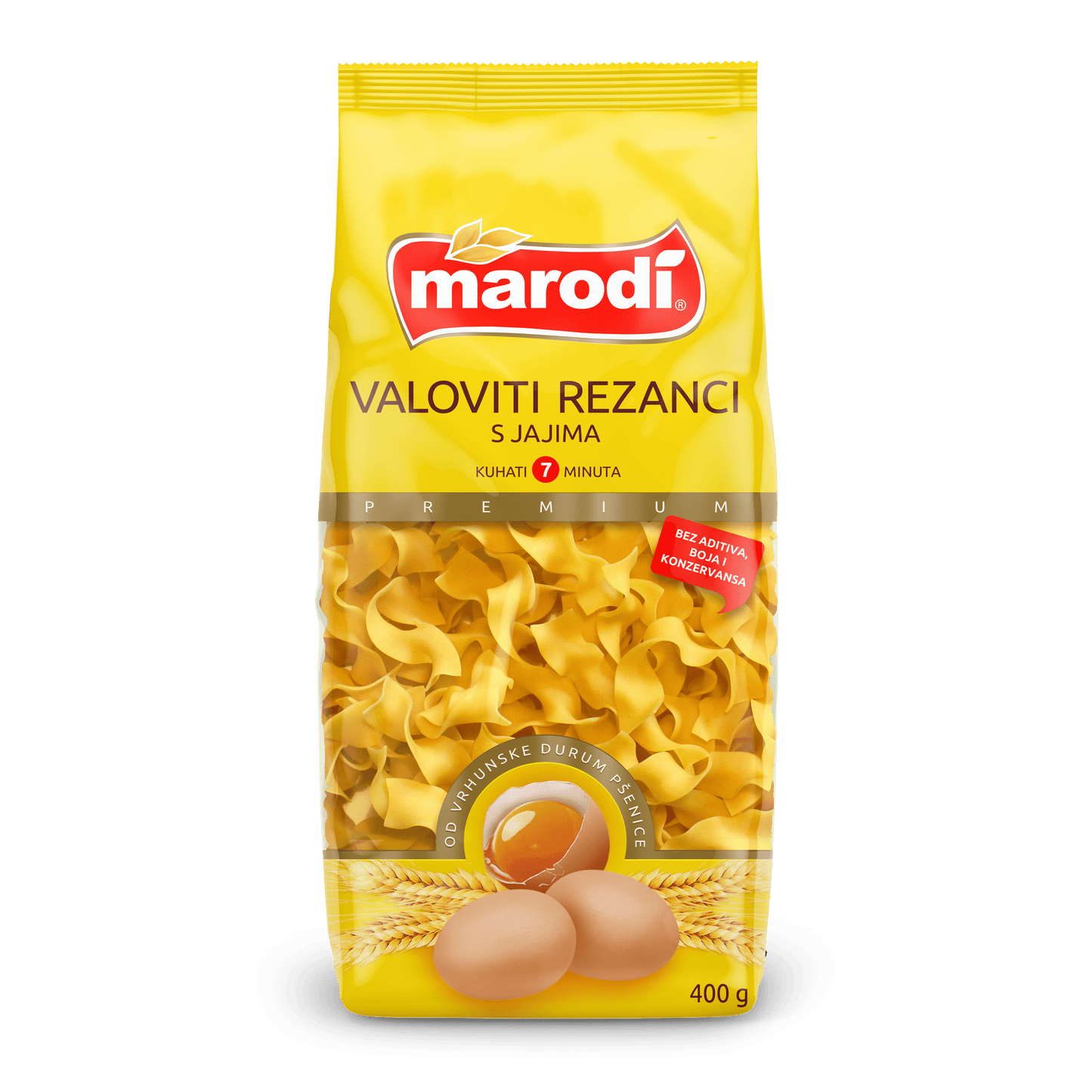 Nudeln mit Eiern Marodi (VALOVITI REZANCI S JAJIMA)