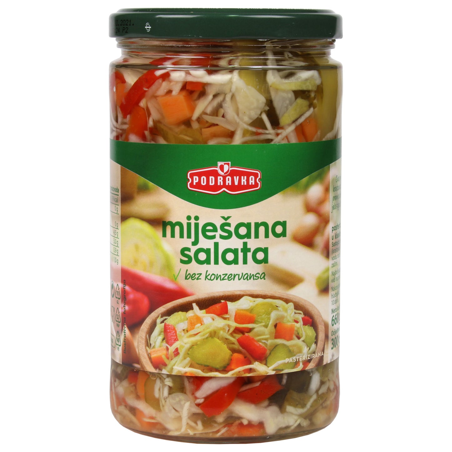 Gemischter Salat Podravka (MIJEŠANA SALATA)